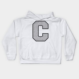 C Black Kids Hoodie